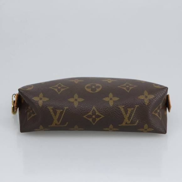 LOUIS VUITTON Monogram Pochette Cosmetic PM Cosmetic Pouch M47515 LV Auth 97655 - Picture 6 of 16